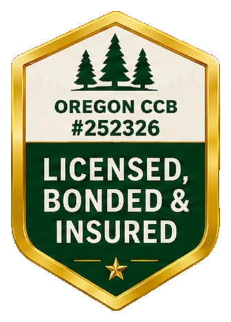 Oregon CCB #252326 — Licensed, Bonded & Insured
